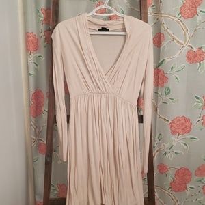 Blush long sleeve dres.